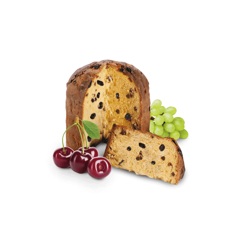 Panettoncino Češnja v Darilni Kovinski Škatli 100 g