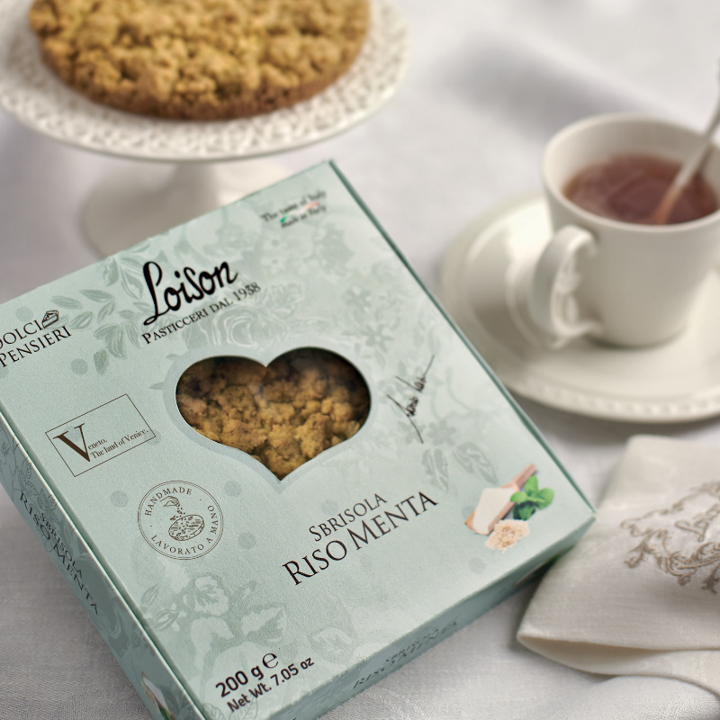 Sbrisola z Riževo Moko in Meto 200 g