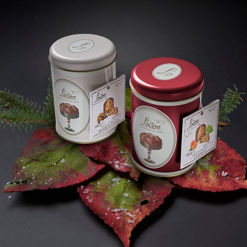 Panettoncino Klasik v Darilni Kovinski Škatli 100 g