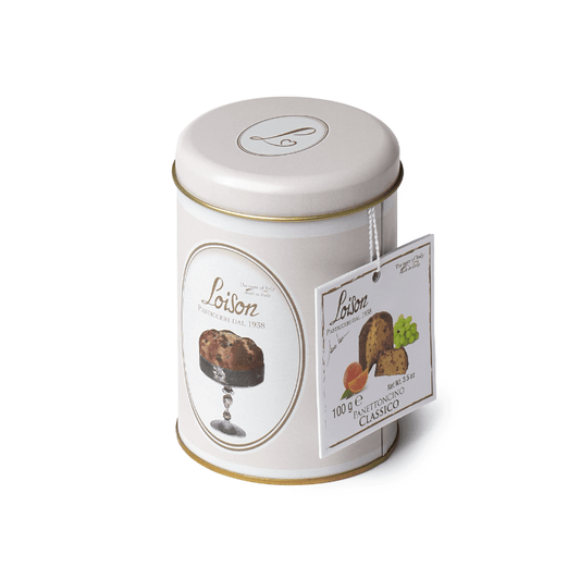 Panettoncino Klasik v Darilni Kovinski Škatli 100 g