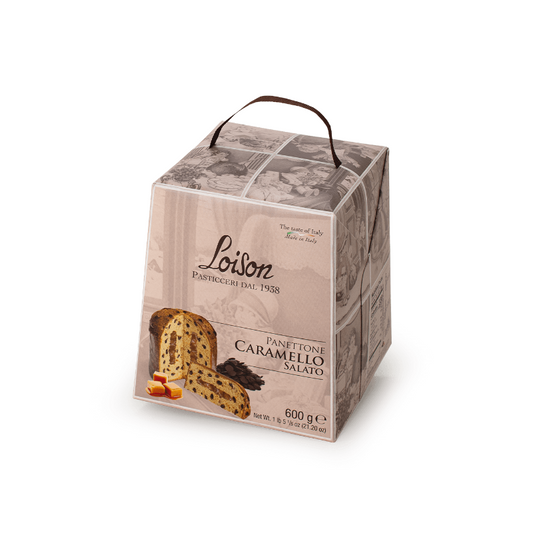 Panettone s Čokolado in Slano Karamelo Astuccio 600 g