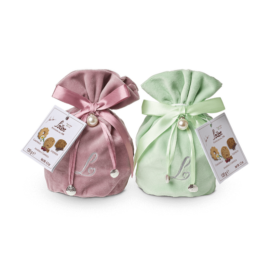 Piškoti Kamilica, Češnja in Cimet, Sladki Koren (v tekstilni darilni vrečki) 120 g