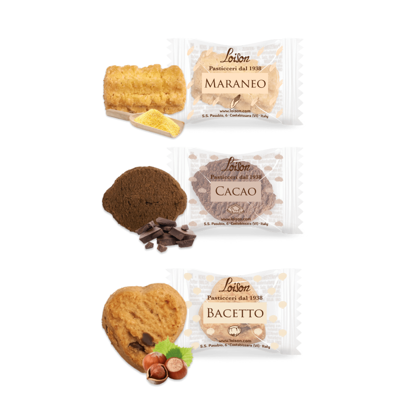 Piškoti Maraneo, Bacetto, Kakav (v kovinski škatli) 120 g