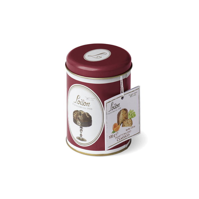Panettoncino Klasik v Darilni Kovinski Škatli 100 g