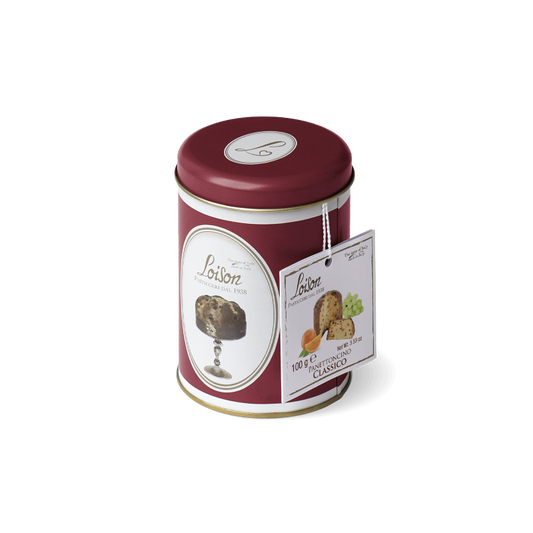 Panettoncino Klasik v Darilni Kovinski Škatli 100 g