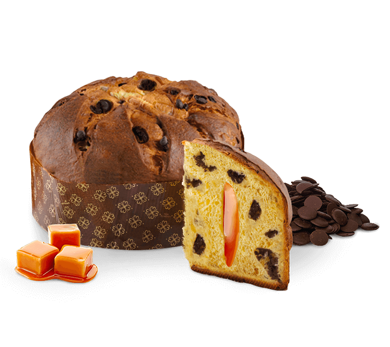 Panettone s Čokolado in Slano Karamelo 1 kg Coccola